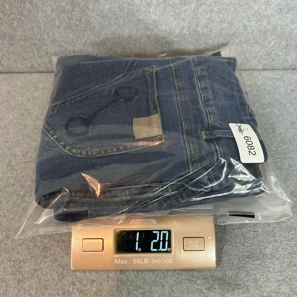 Horze Denim Riding Breeches Blue Jeans Full Seat Grip Equestrian Pants Womens 28 - Picture 13 of 14